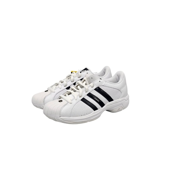 Adidas Men's Size 8 US Deadstock '09 Superstar 2G Ultra SS2G White Sneakers NIB - Picture 3 of 8